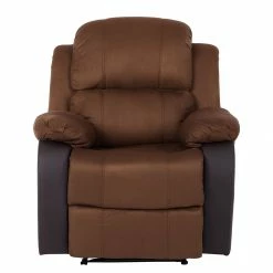 Modoform Fauteuil de relaxation Norden - Microfibre / Imitation cuir - Marron 22 Modoform Fauteuil de relaxation Norden - Microfibre / Imitation cuir - Marron -loftscape Boutique relaxsessel norden microfaser kunstleder braun 1755202
