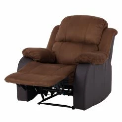 Modoform Fauteuil de relaxation Norden - Microfibre / Imitation cuir - Marron 26 Modoform Fauteuil de relaxation Norden - Microfibre / Imitation cuir - Marron -loftscape Boutique relaxsessel norden microfaser kunstleder braun 1755242