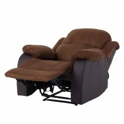 Modoform Fauteuil de relaxation Norden - Microfibre / Imitation cuir - Marron 27 Modoform Fauteuil de relaxation Norden - Microfibre / Imitation cuir - Marron -loftscape Boutique relaxsessel norden microfaser kunstleder braun 1755246