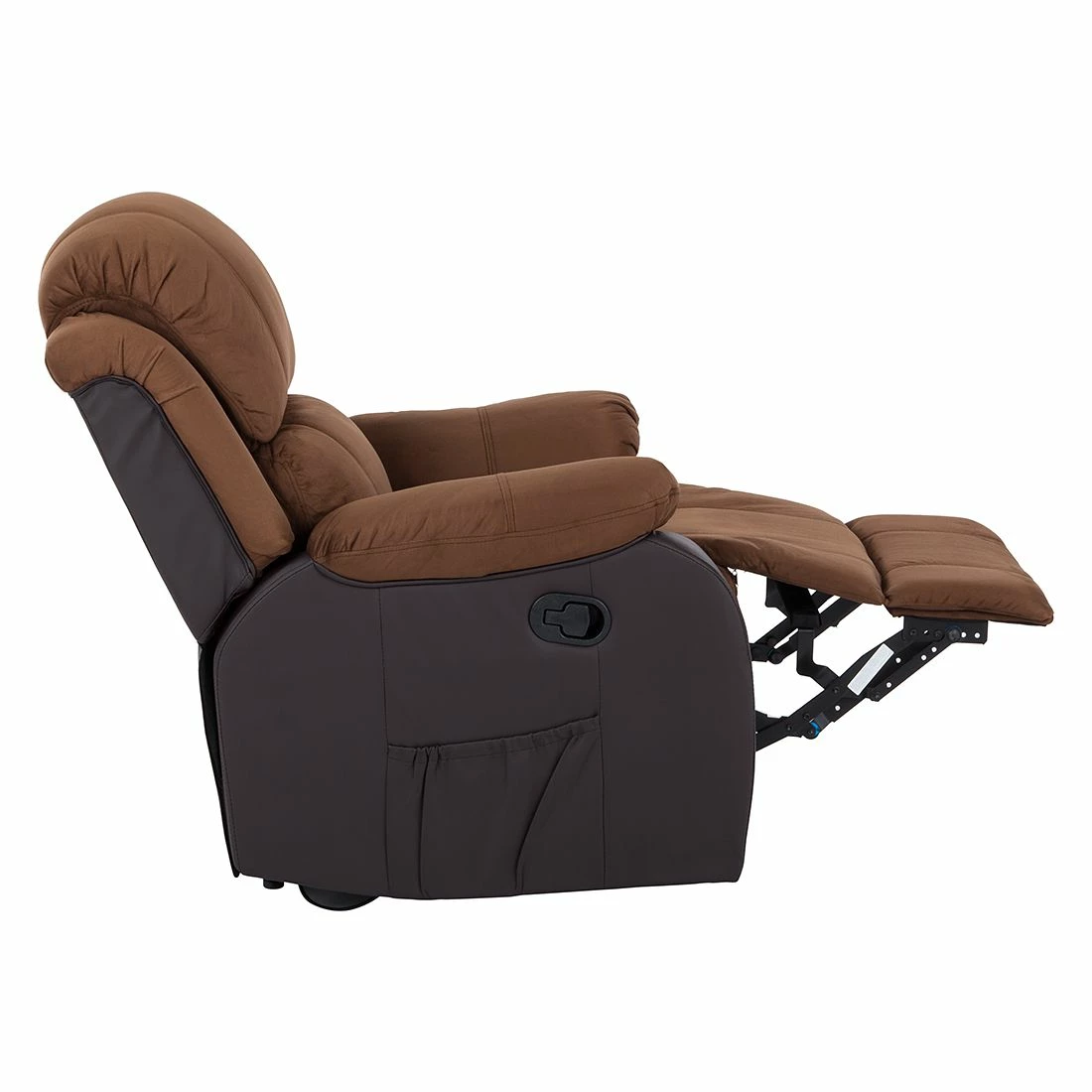 Modoform Fauteuil de relaxation Norden - Microfibre / Imitation cuir - Marron 11 Modoform Fauteuil de relaxation Norden - Microfibre / Imitation cuir - Marron – Image 9