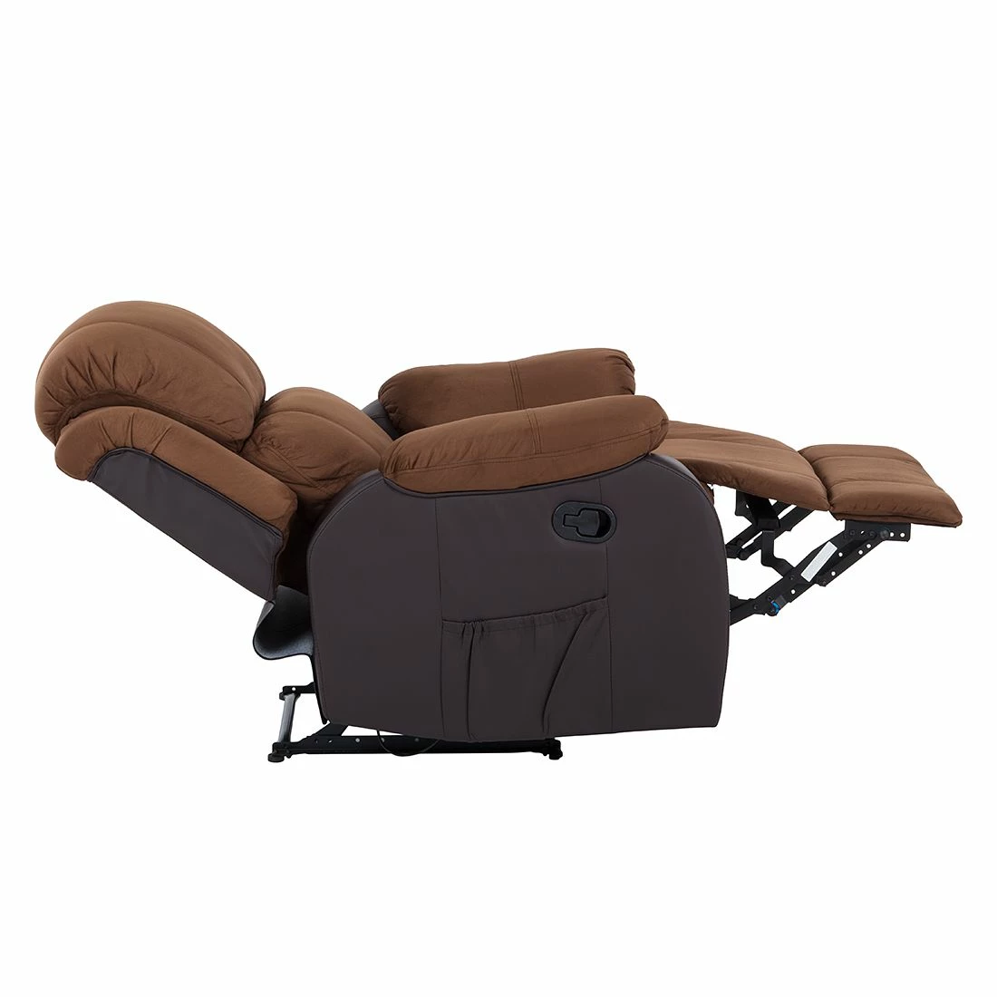 Modoform Fauteuil de relaxation Norden - Microfibre / Imitation cuir - Marron 12 Modoform Fauteuil de relaxation Norden - Microfibre / Imitation cuir - Marron – Image 10