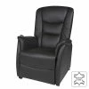 Modoform Fauteuil TV Sylt - Avec moteur et disposiif pour se lever - Cuir synthétique noir - Imitation érable / Orange 2 Modoform Fauteuil TV Sylt - Avec moteur et disposiif pour se lever - Cuir synthétique noir - Imitation érable / Orange -loftscape Boutique relaxsessel sylt mit motor und aufstehhilfe echtleder schwarz 373368