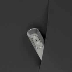 Modoform Fauteuil TV Sylt - Avec moteur et disposiif pour se lever - Cuir synthétique noir - Imitation érable / Orange -loftscape Boutique relaxsessel sylt mit motor und aufstehhilfe echtleder schwarz 373384