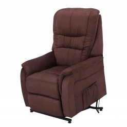 Modoform Fauteuil de relaxation Wishart - Microfibre - Marron -loftscape Boutique relaxsessel wishart mit aufstehhilfe microfaser braun 3116909