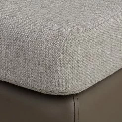 Roomscape Canapé d'angle Tosya - Cuir synthétique taupe / Tissu structuré gris - Méridienne à gauche (vue de face) 27 Roomscape Canapé d'angle Tosya - Cuir synthétique taupe / Tissu structuré gris - Méridienne à gauche (vue de face) -loftscape Boutique ropez diva ecke 2014 04 10 2 389168