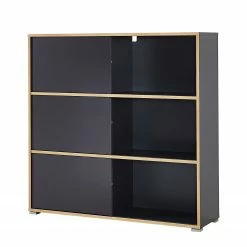 Germania Etagère à portes coulissantes Mingle II - Anthracite / Imitation chêne de Sonoma 16 Germania Etagère à portes coulissantes Mingle II - Anthracite / Imitation chêne de Sonoma -loftscape Boutique schiebetuerenregal mingle ii anthrazit eiche sonoma dekor 5029400