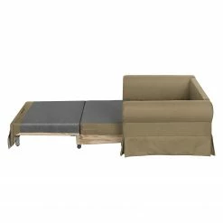 Mooved Fauteuil convertible Latina IV - Gris Sahara -loftscape Boutique schlafsessel couvin webstoff saharagrau 4104528