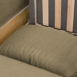 Mooved Fauteuil convertible Latina IV - Gris Sahara -loftscape Boutique schlafsessel couvin webstoff saharagrau 4104532