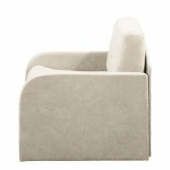 Modoform Fauteuil convertible Disley - Tissu 18 Modoform Fauteuil convertible Disley - Tissu -loftscape Boutique schlafsessel disley webstoff creme schmale armlehne 5103144