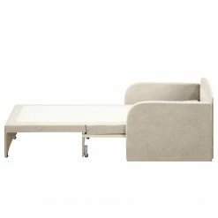Modoform Fauteuil convertible Disley - Tissu 19 Modoform Fauteuil convertible Disley - Tissu -loftscape Boutique schlafsessel disley webstoff creme schmale armlehne 5103148
