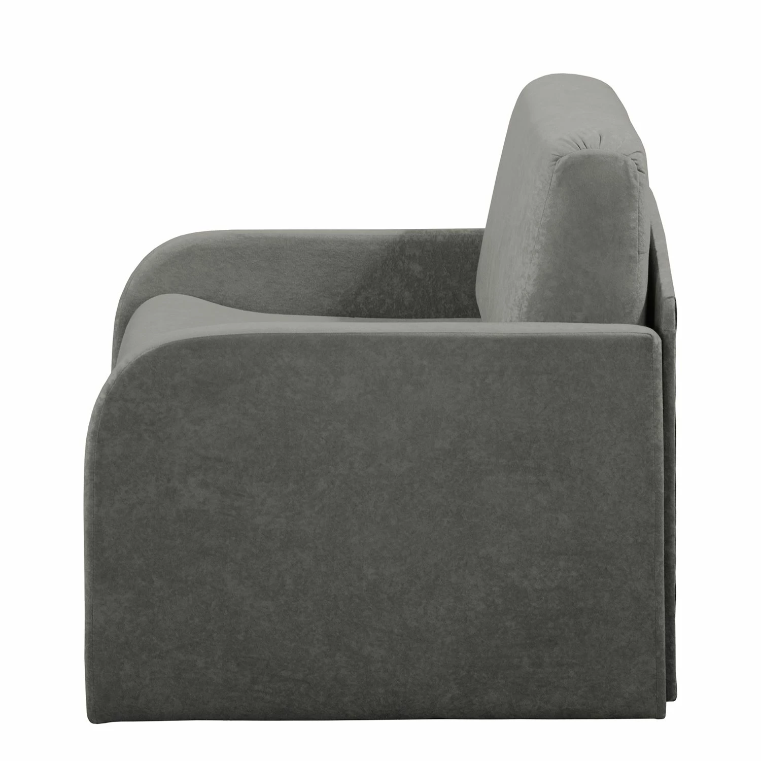 Ars Natura Fauteuil convertible Disley - Gris - Avec accoudoirs 7 Ars Natura Fauteuil convertible Disley - Gris - Avec accoudoirs – Image 5