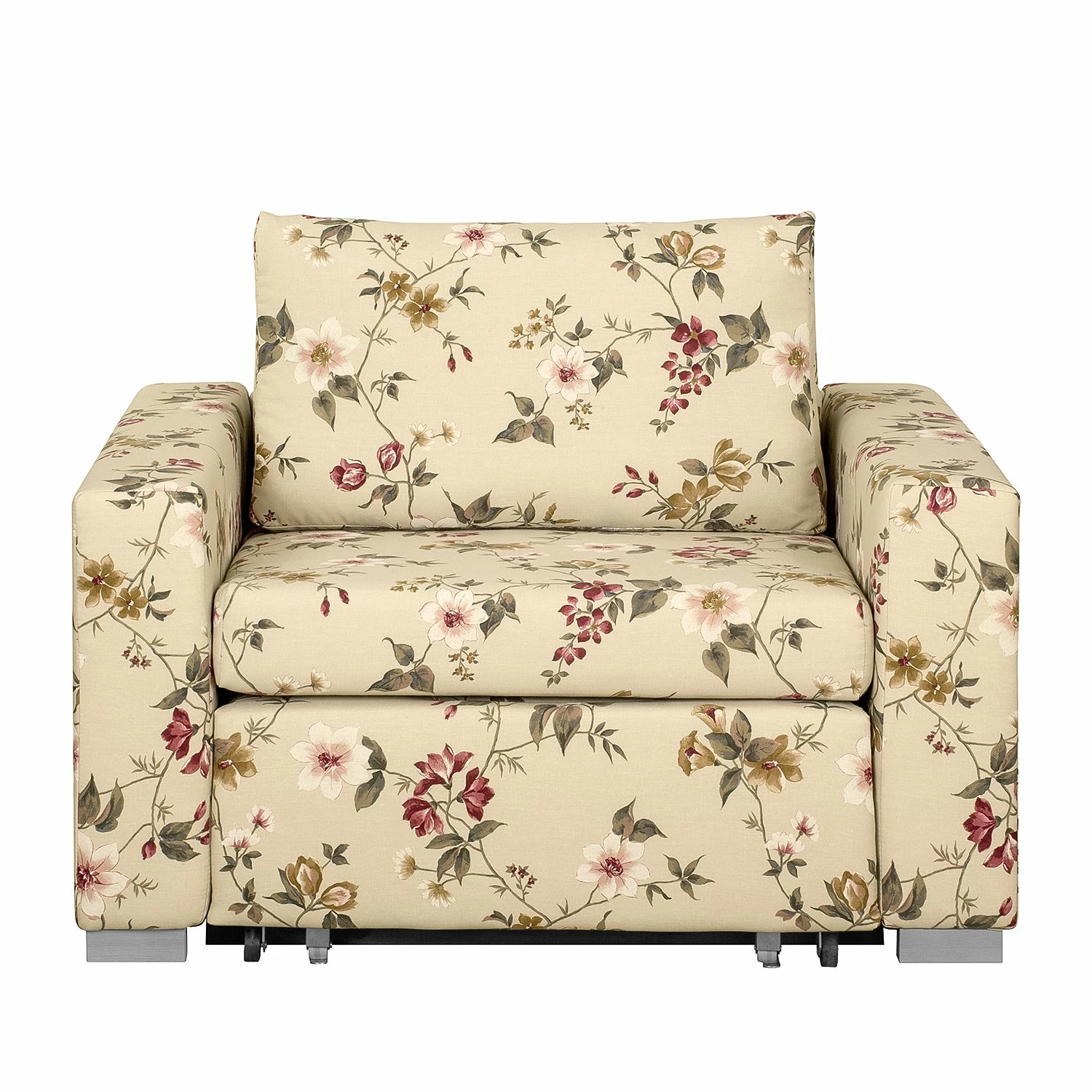 Mooved Fauteuil convertible Finne - Tissé à plat - Marron / Rouge 5 Mooved Fauteuil convertible Finne - Tissé à plat - Marron / Rouge – Image 3