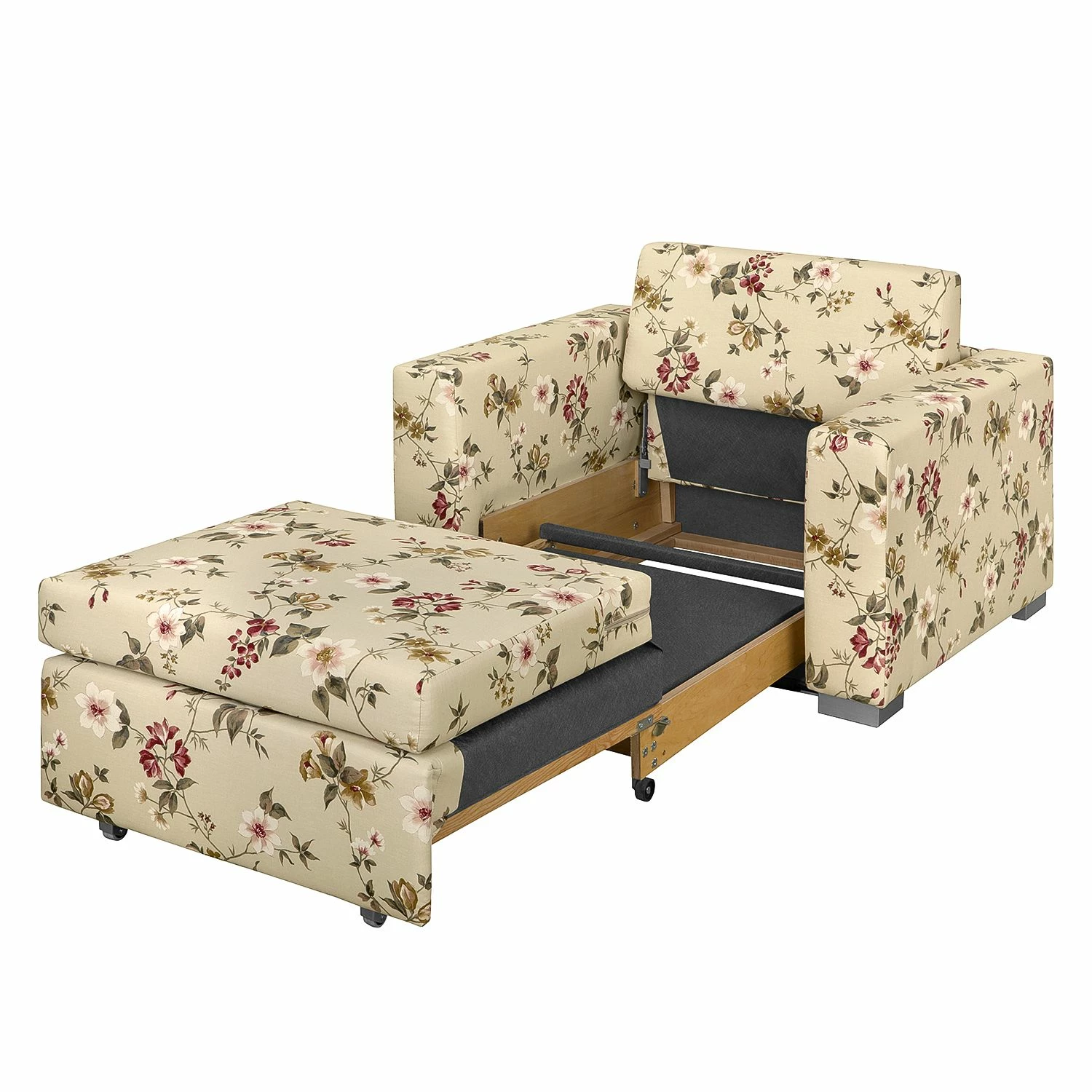 Mooved Fauteuil convertible Finne - Tissé à plat - Marron / Rouge 10 Mooved Fauteuil convertible Finne - Tissé à plat - Marron / Rouge – Image 8