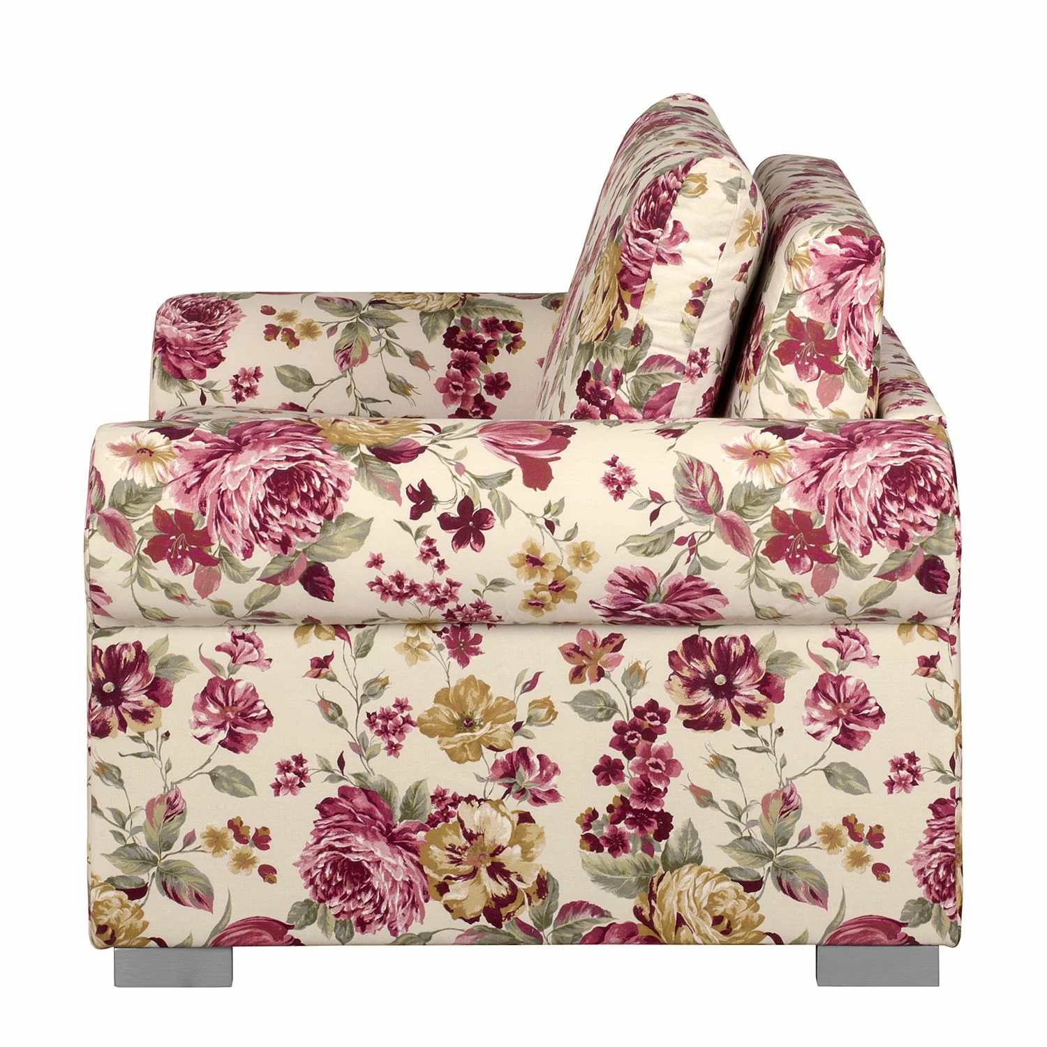 Mooved Fauteuil convertible Latina XII - Matière tissée - Motif floral beige 6 Mooved Fauteuil convertible Latina XII - Matière tissée - Motif floral beige – Image 4