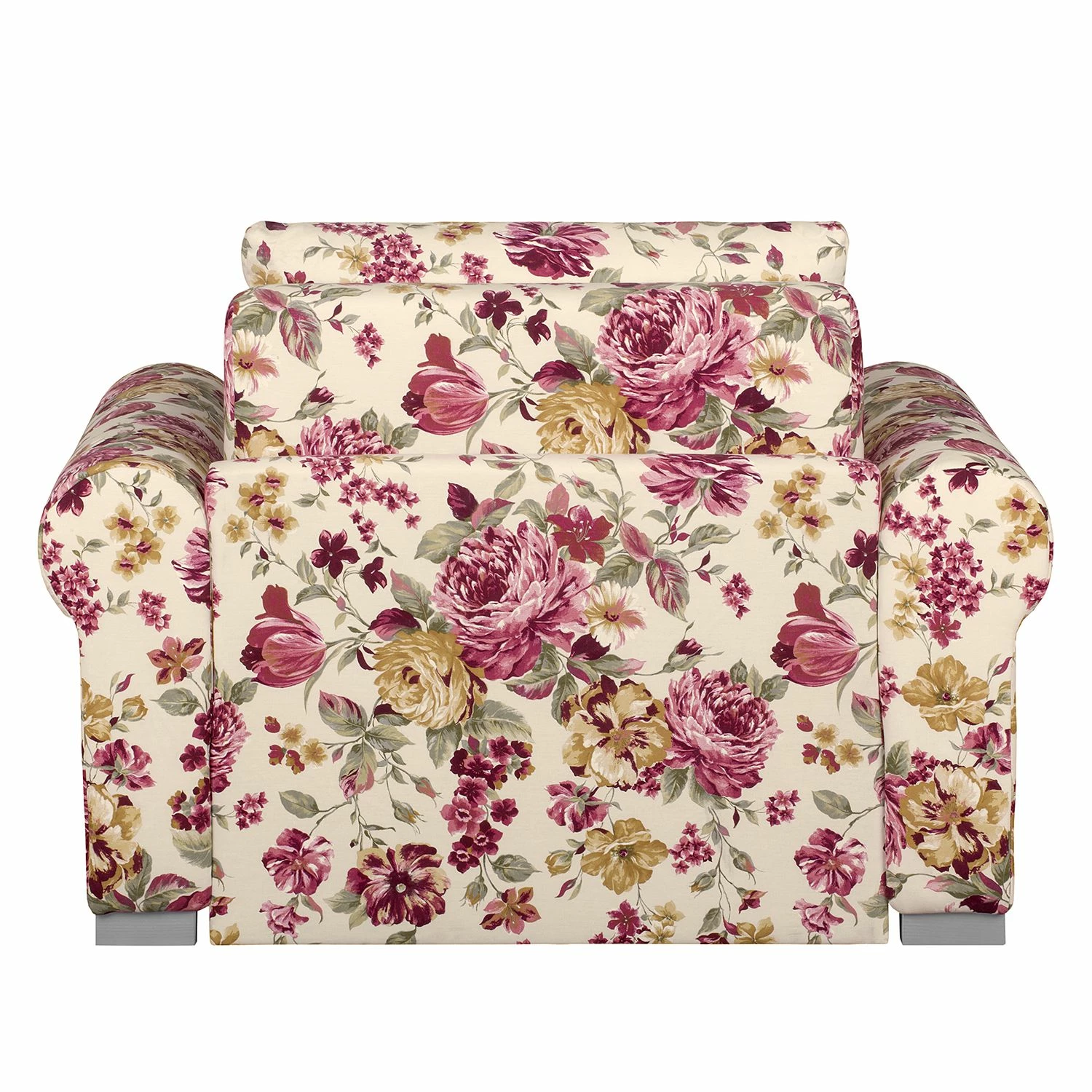 Mooved Fauteuil convertible Latina XII - Matière tissée - Motif floral beige 7 Mooved Fauteuil convertible Latina XII - Matière tissée - Motif floral beige – Image 5