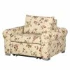 Mooved Fauteuil convertible Latina I - Beige 1 Mooved Fauteuil convertible Latina I - Beige -loftscape Boutique schlafsessel latina i flachgewebe gebluemt beige 3641101