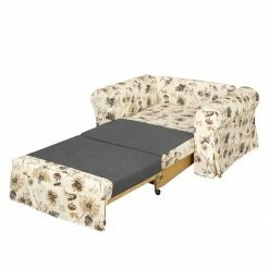 Mooved Fauteuil convertible Latina VIII - Beige / Marron -loftscape Boutique schlafsessel latina iv flachgewebe gebluemt beige braun 4301492