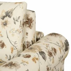 Mooved Fauteuil convertible Latina VIII - Beige / Marron -loftscape Boutique schlafsessel latina iv flachgewebe gebluemt beige braun 4301508