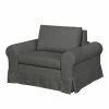 Mooved Fauteuil convertible Latina XIII - Anthracite clair -loftscape Boutique schlafsessel salir webstoff hellanthrazit 4181532