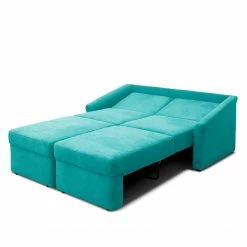 Modoform Canapé convertible Befasy Tissu - Turquoise -loftscape Boutique schlafsofa befasy webstoff tuerkis 4436984