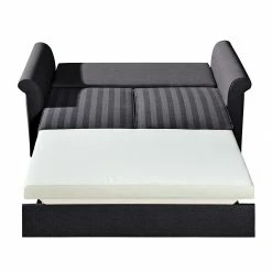 Maison Belfort Canapé convertible Bernadett - Largeur : 188 cm -loftscape Boutique schlafsofa bernadett webstoff dunkelgrau 336232