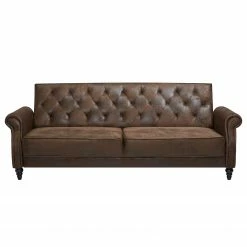 Ars manufacti Canapé convertible Brampton - Microfibre - Marron -loftscape Boutique schlafsofa brampton microfaser braun 4257232