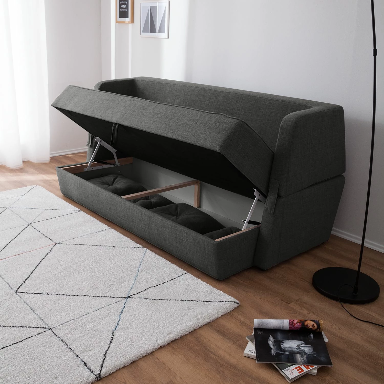 Mørteens Canapé convertible Divri - Anthracite 7 Mørteens Canapé convertible Divri - Anthracite – Image 5