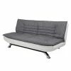 Fredriks Canapé convertible Fanny - Tissu gris clair / Cuir synthétique blanc 2 Fredriks Canapé convertible Fanny - Tissu gris clair / Cuir synthétique blanc -loftscape Boutique schlafsofa fanny webstoff hellgrau kunstleder weiss 354072