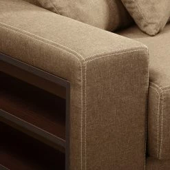 Fredriks Canapé convertible Forcett - Tissu -loftscape Boutique schlafsofa forcett webstof latte macchiato 5107596