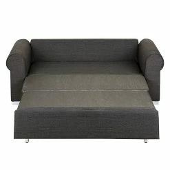 Mooved Canapé convertible Latina X - Gris / Bleu - Largeur : 185 cm -loftscape Boutique schlafsofa latina country webstoff grau karomuster 394903