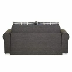 Mooved Canapé convertible Latina X - Gris / Bleu - Largeur : 185 cm -loftscape Boutique schlafsofa latina country webstoff grau karomuster 394905
