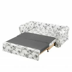 Mooved Canapé convertible Latina VII - Blanc / Gris - Largeur : 165 cm -loftscape Boutique schlafsofa latina vii webstoff weiss grau 165 cm 4191388