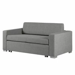 Mooved Canapé convertible Latina - Tissu Doran : Gris - Largeur : 150 cm -loftscape Boutique schlafsofa latina webstoff grau 150 cm 4047952