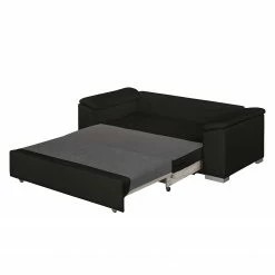 Mooved Canapé convertible Latina IV Tissu - Noir - Largeur : 190 cm -loftscape Boutique schlafsofa latina webstoff schwarz 165 cm 3648869