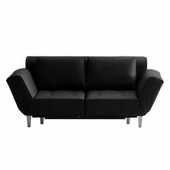 Chillout by Franz Fertig Canapé convertible Leo - Noir