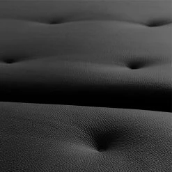 Chillout by Franz Fertig Canapé convertible Leo - Noir -loftscape Boutique schlafsofa leo echtleder schwarz 1407946