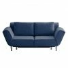 Chillout by Franz Fertig Canapé convertible Leo - Bleu -loftscape Boutique schlafsofa leo webstoff blau 1396290