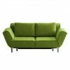 Chillout by Franz Fertig Canapé convertible Leo -loftscape Boutique schlafsofa leo webstoff gruen 1396426