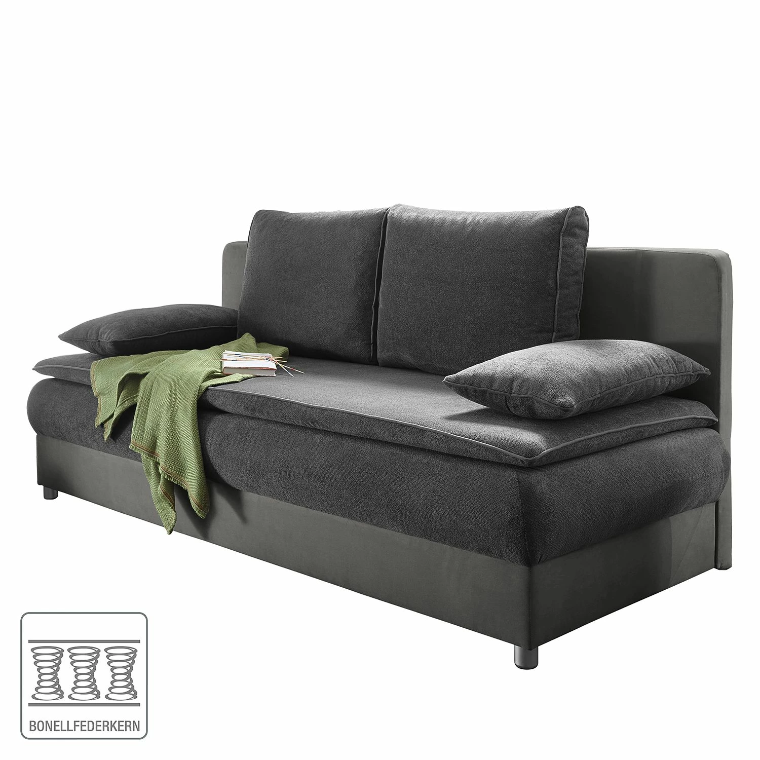 Fredriks Canapé convertible Manacor - Anthracite clair 4 Fredriks Canapé convertible Manacor - Anthracite clair – Image 2