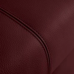 Chillout by Franz Fertig Canapé convertible Plaza - Bordeaux - Largeur : 228 cm - Sans fonction -loftscape Boutique schlafsofa plaza echtleder bordeaux 228 cm gerade armlehnen 1415882