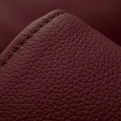 Chillout by Franz Fertig Canapé convertible Plaza - Bordeaux - Largeur : 228 cm - Sans fonction -loftscape Boutique schlafsofa plaza echtleder bordeaux 228 cm gerade armlehnen 1415914