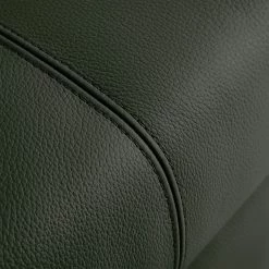 Chillout by Franz Fertig Canapé convertible Plaza - Vert sapin - Largeur : 172 cm - Accoudoir réglable -loftscape Boutique schlafsofa plaza echtleder tannengruen 172 cm abklappbare armlehnen 1412658