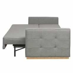Roomscape Canapé convertible Realico - Gris argenté -loftscape Boutique schlafsofa realico webstoff silbergrau 4912648