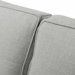 Roomscape Canapé convertible Realico - Gris argenté -loftscape Boutique schlafsofa realico webstoff silbergrau 4912660