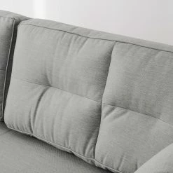Roomscape Canapé convertible Realico - Gris argenté -loftscape Boutique schlafsofa realico webstoff silbergrau 4912676