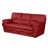 Modoform Canapé convertible Torsby - Cuir véritable rouge -loftscape Boutique schlafsofa torsby echtleder rot 1148826