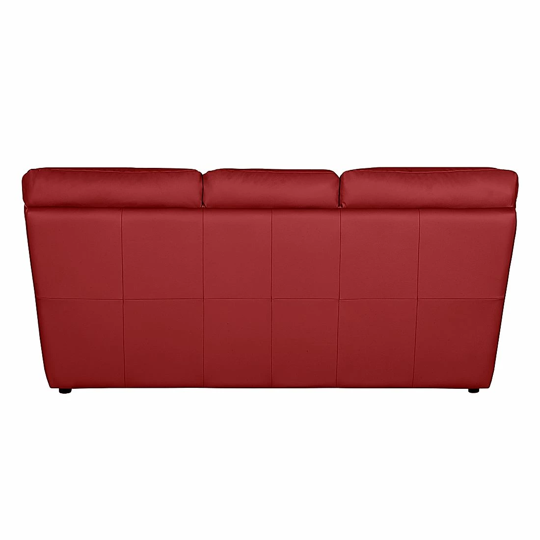 Modoform Canapé convertible Torsby - Cuir véritable rouge 12 Modoform Canapé convertible Torsby - Cuir véritable rouge – Image 10