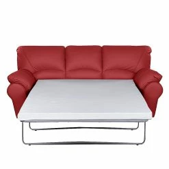 Modoform Canapé convertible Torsby - Cuir véritable rouge 25 Modoform Canapé convertible Torsby - Cuir véritable rouge -loftscape Boutique schlafsofa torsby echtleder rot 494949
