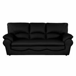 Modoform Canapé convertible Torsby - Cuir véritable Noir -loftscape Boutique schlafsofa torsby echtleder schwarz 495270