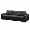 Canapé convertible Upwell - Anthracite -loftscape Boutique schlafsofa upwell strukturstoff anthrazit 5051316
